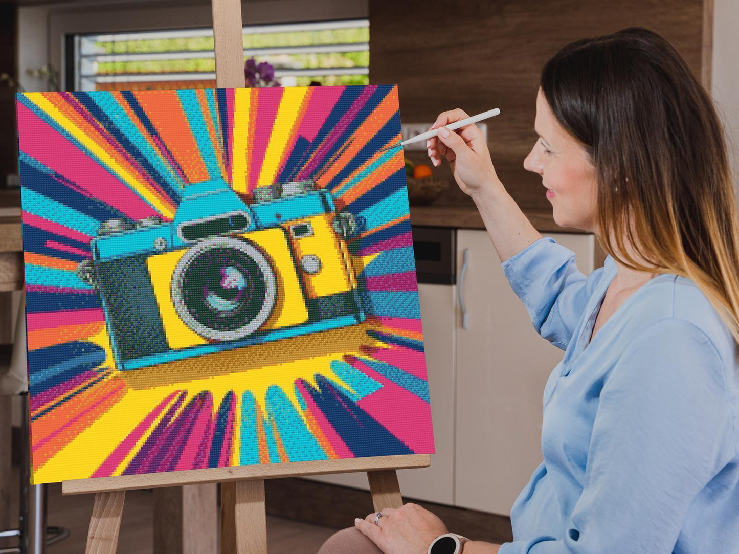 Diamond Paint - Popkunst - Kamera