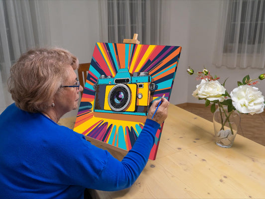 Paint by number - Popkunst - Kamera