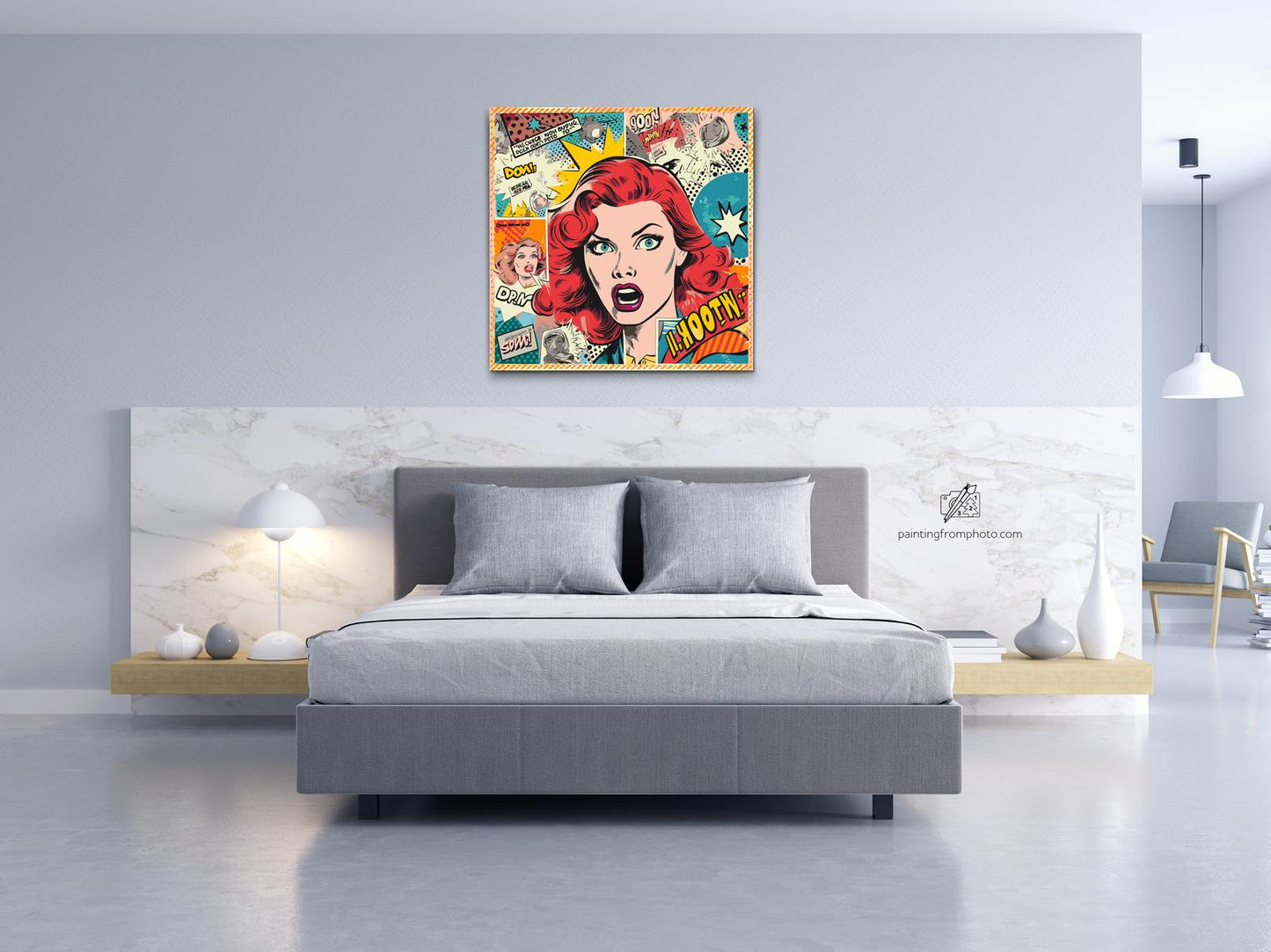 Paint by number - Popkunst - Kvinde