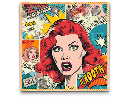 Paint by number - Popkunst - Kvinde