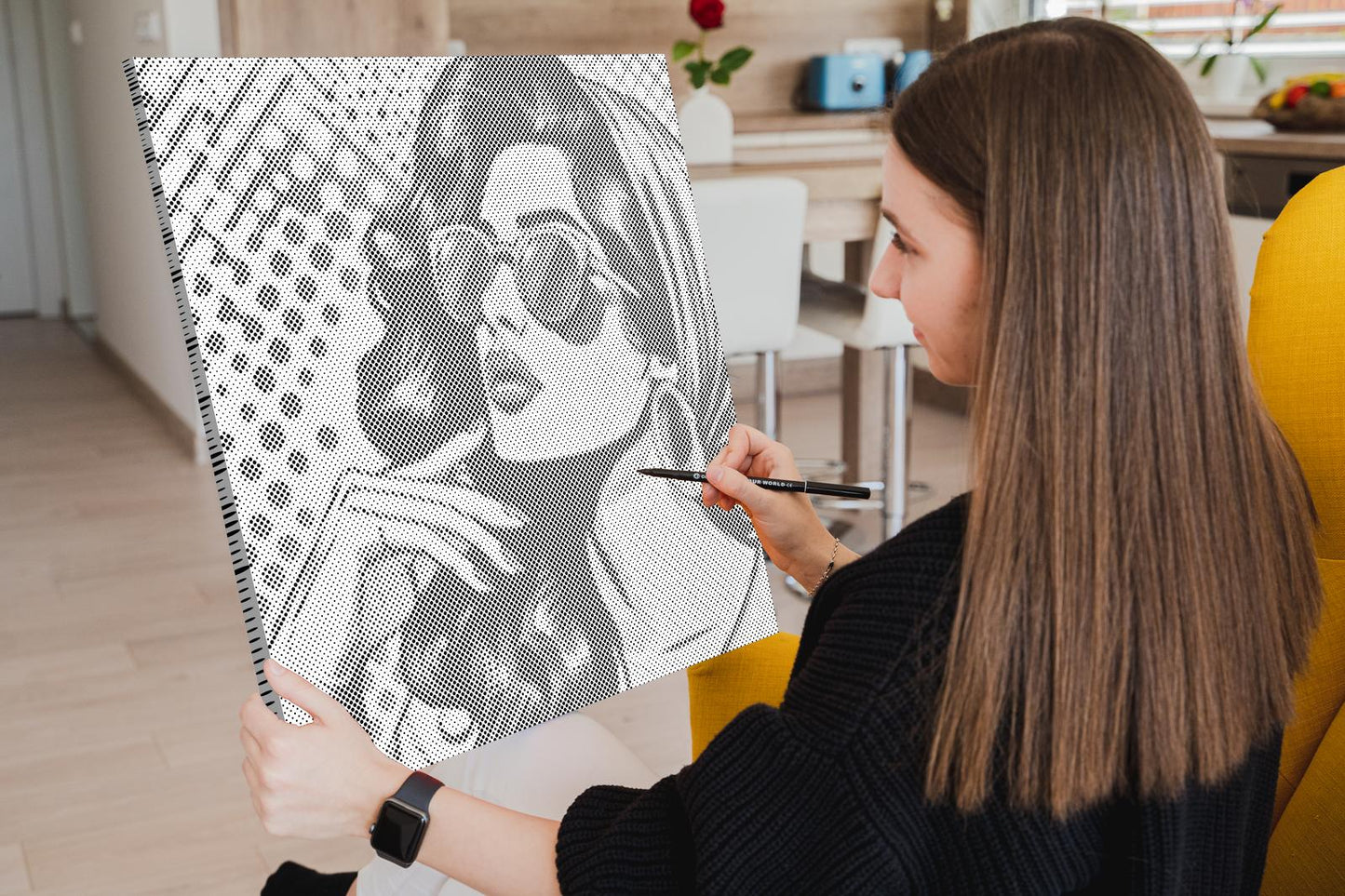 Dotting - Pop art - Skønhed i briller
