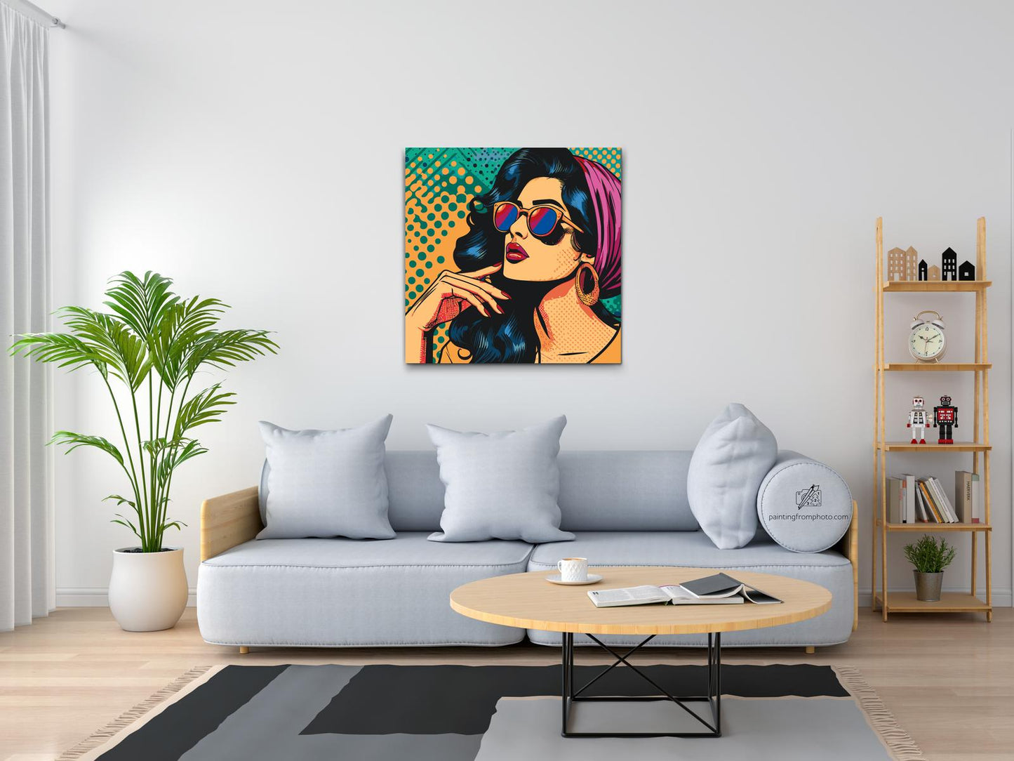 Paint by number - Pop art - Skønhed i briller
