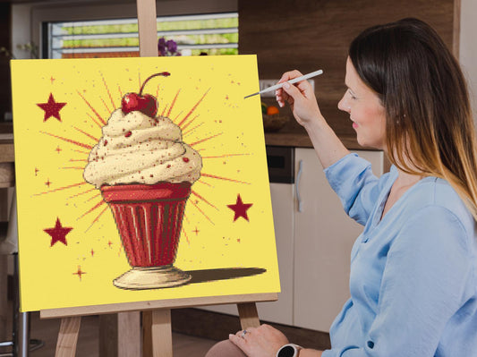 Diamond Paint - Popkunst - Is-sundae