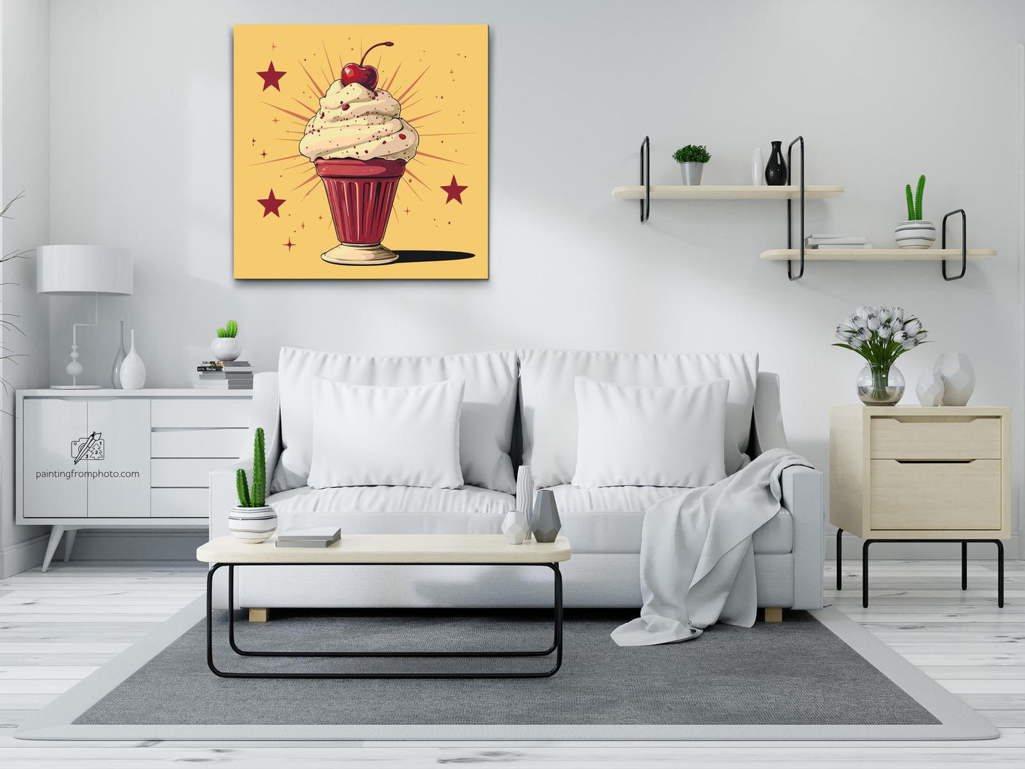 Paint by number - Popkunst - Is-sundae