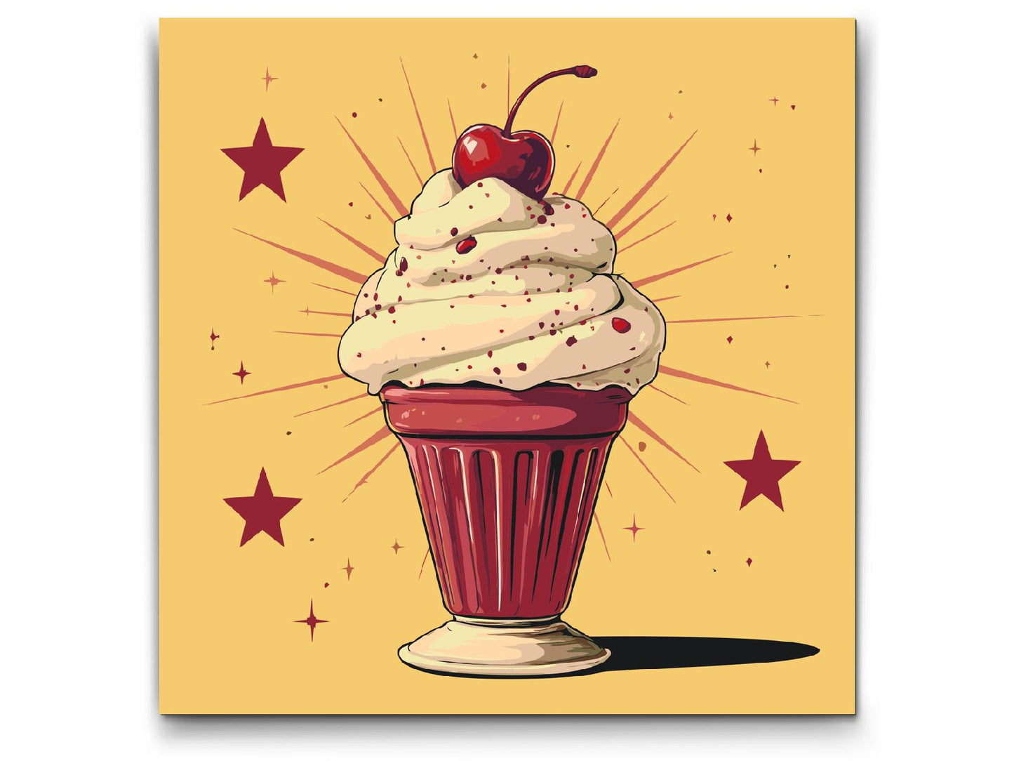 Paint by number - Popkunst - Is-sundae