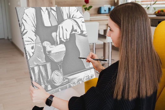 Dotting - Pop art - Bartender