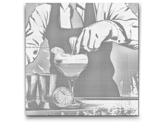 Dotting - Pop art - Bartender