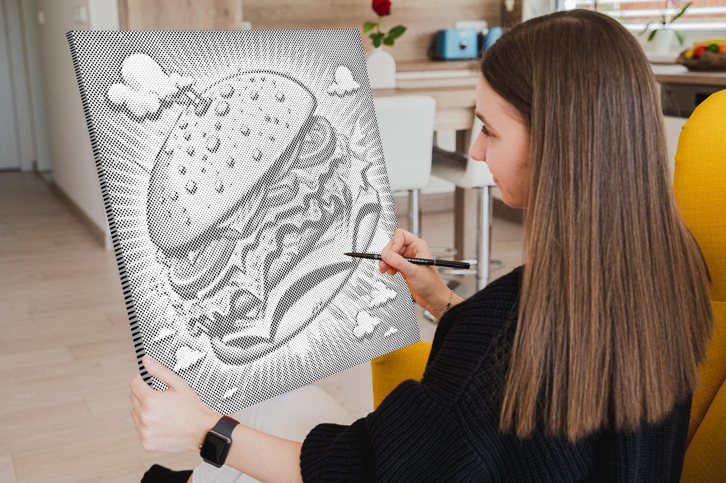 Dotting - Pop art - Burger
