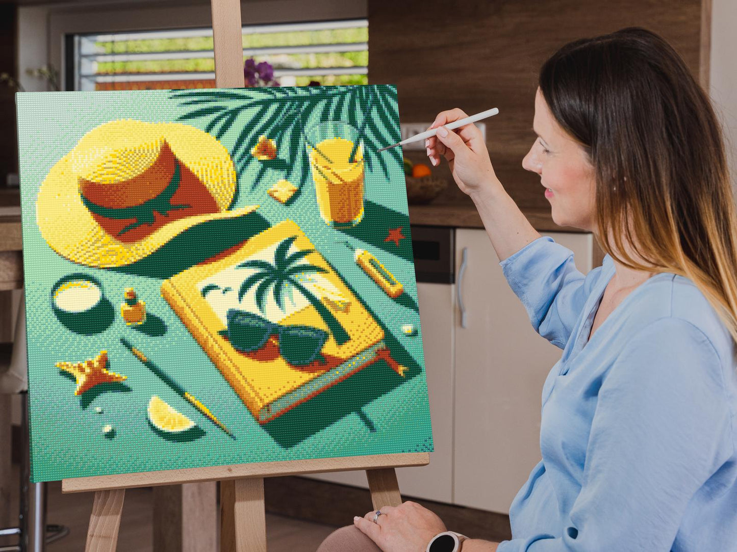 Diamond Paint - Pop art - Sommerens nødvendigheder