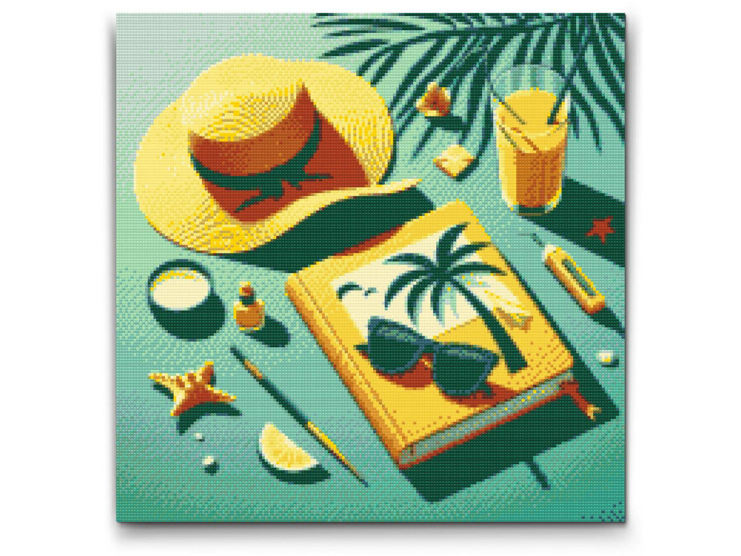 Diamond Paint - Pop art - Sommerens nødvendigheder