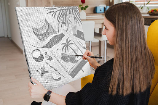 Dotting - Pop art - Sommerens nødvendigheder