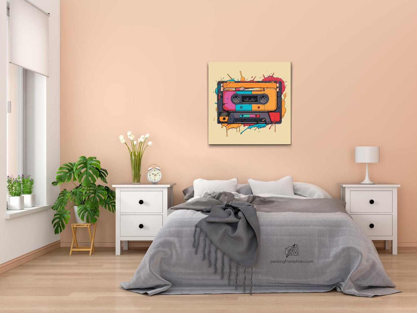 Paint by number - Popkunst - Radiokassette