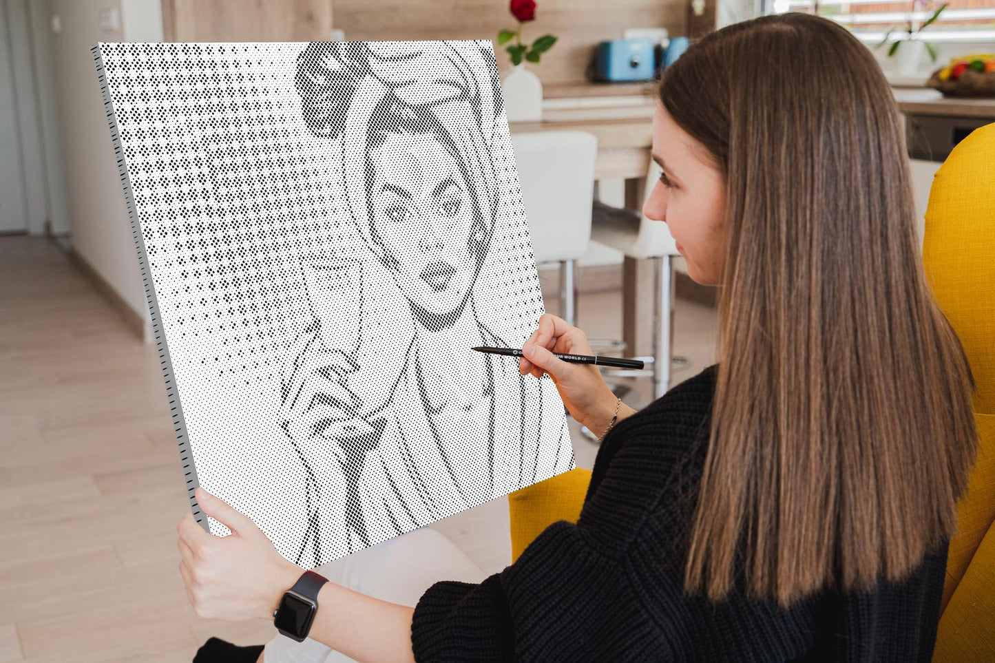 Dotting - Pop art - Wellness og prosecco