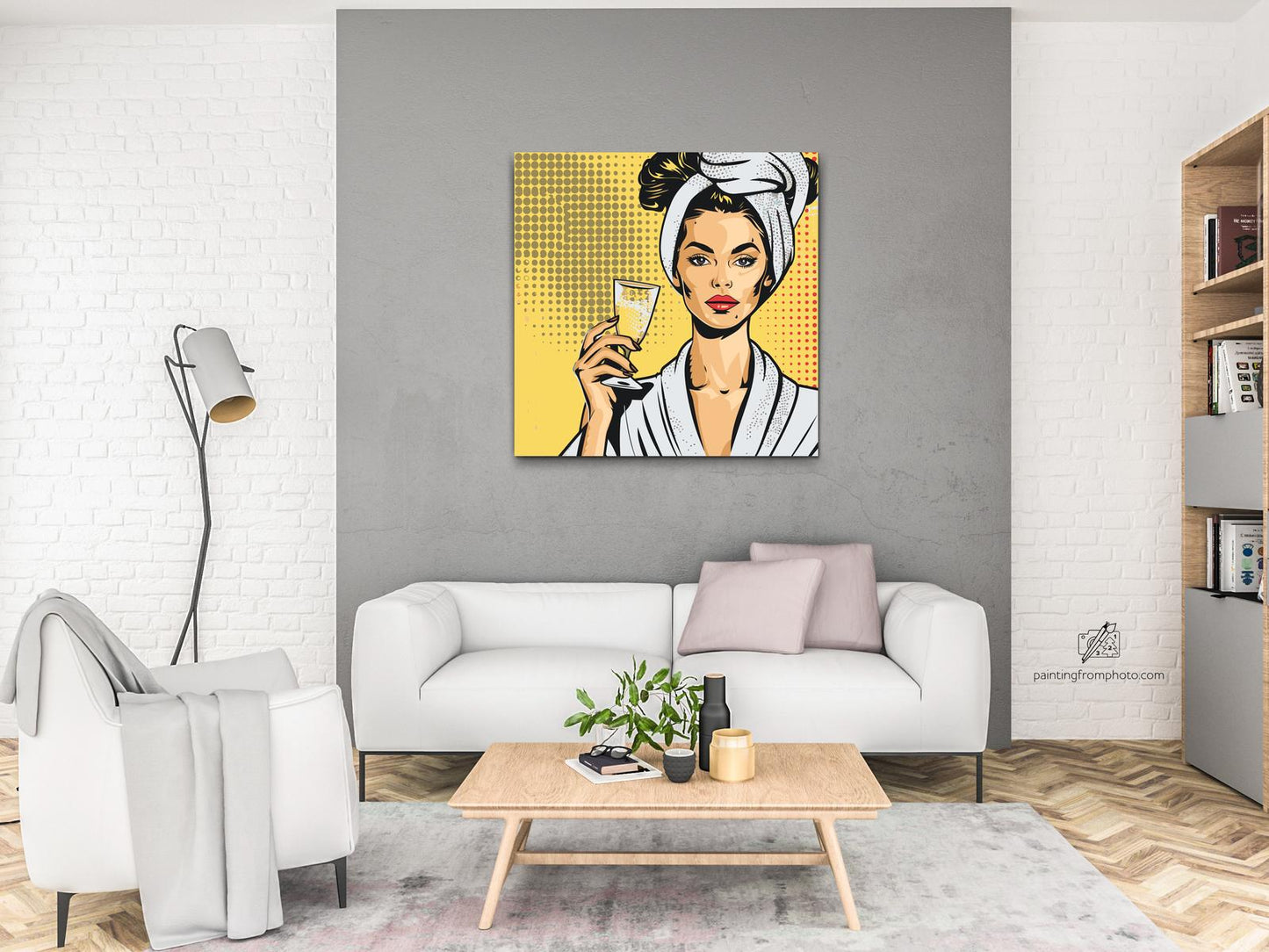Paint by number - Pop art - Wellness og prosecco