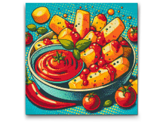 Diamond Paint - Pop art - Pommes frites