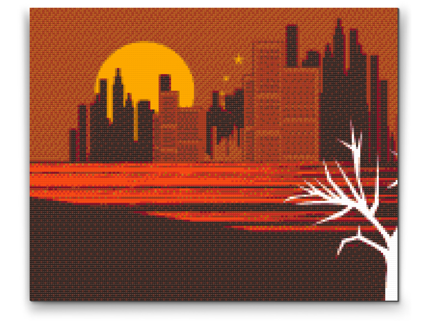 Diamond Paint - Orange Skyline