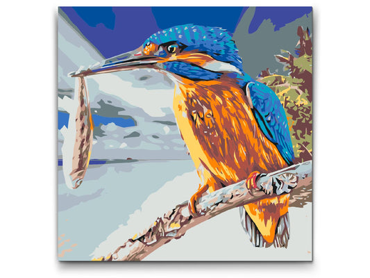 Paint by number - Isfugl med bytte