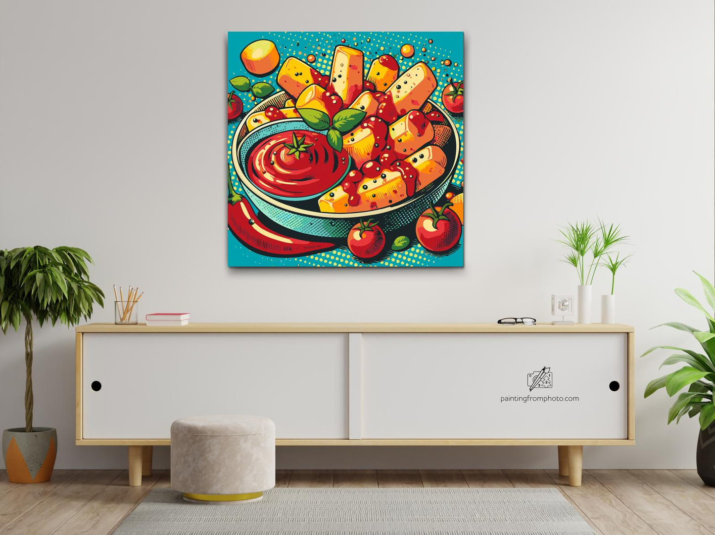 Paint by number - Pop art - Pommes frites