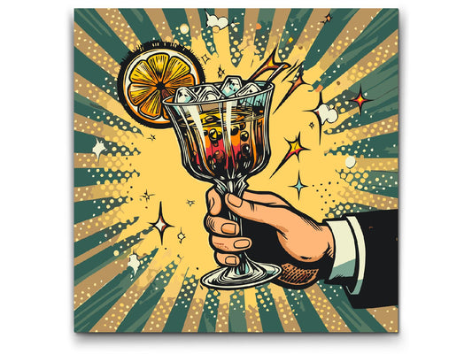 Paint by number - Pop art - Cocktail