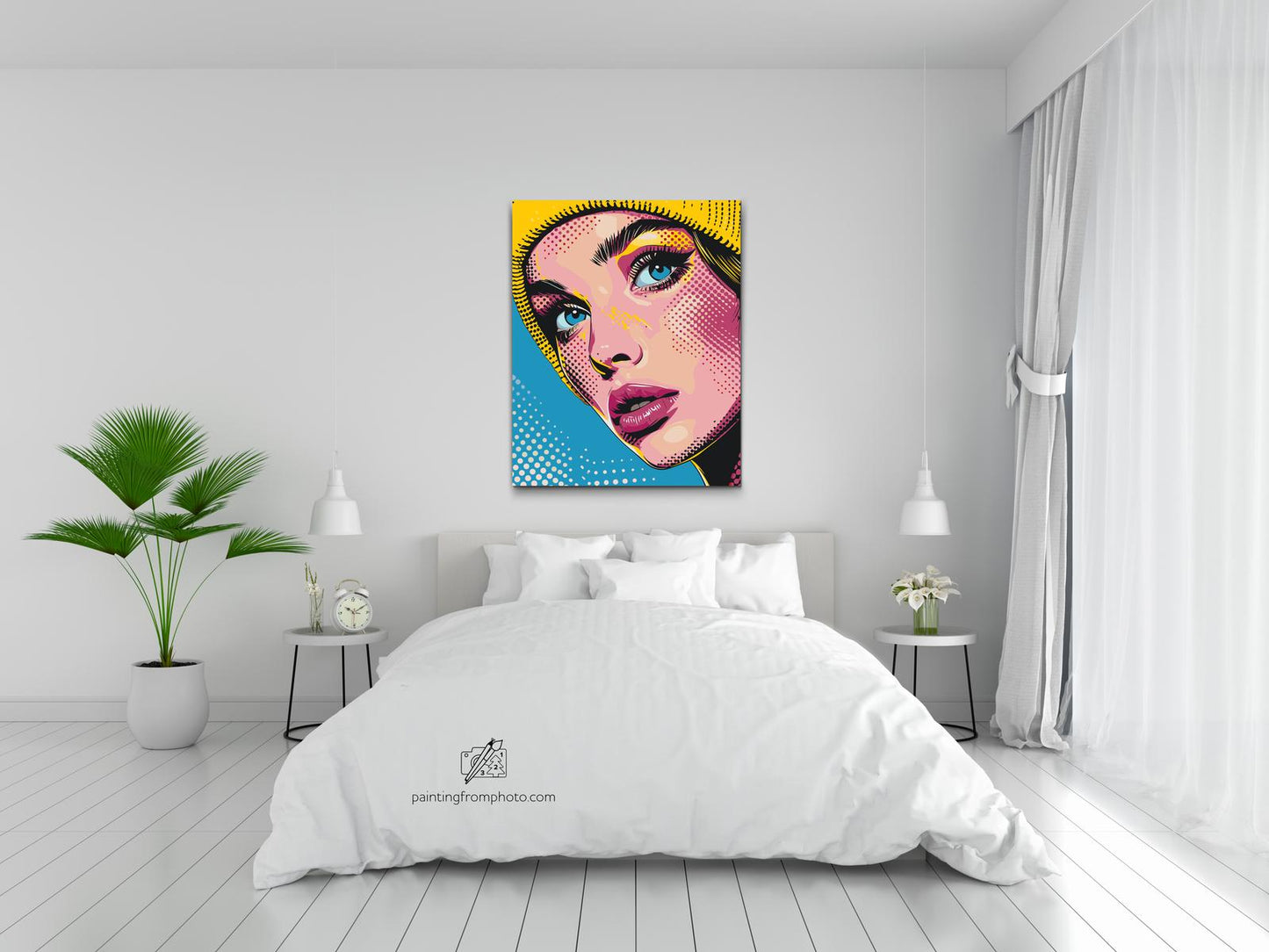 Paint by number - Pop art - Kvinde med hat