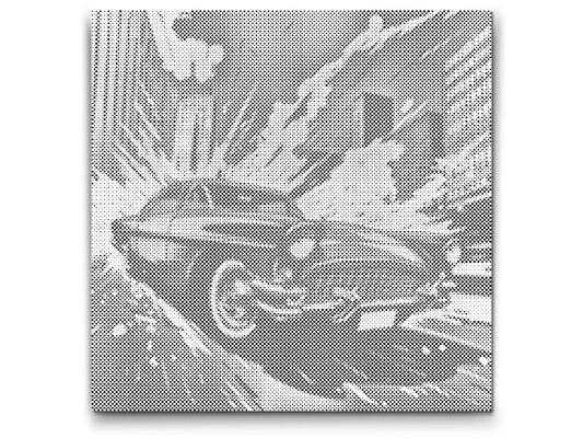 Dotting - Pop art - Red Car