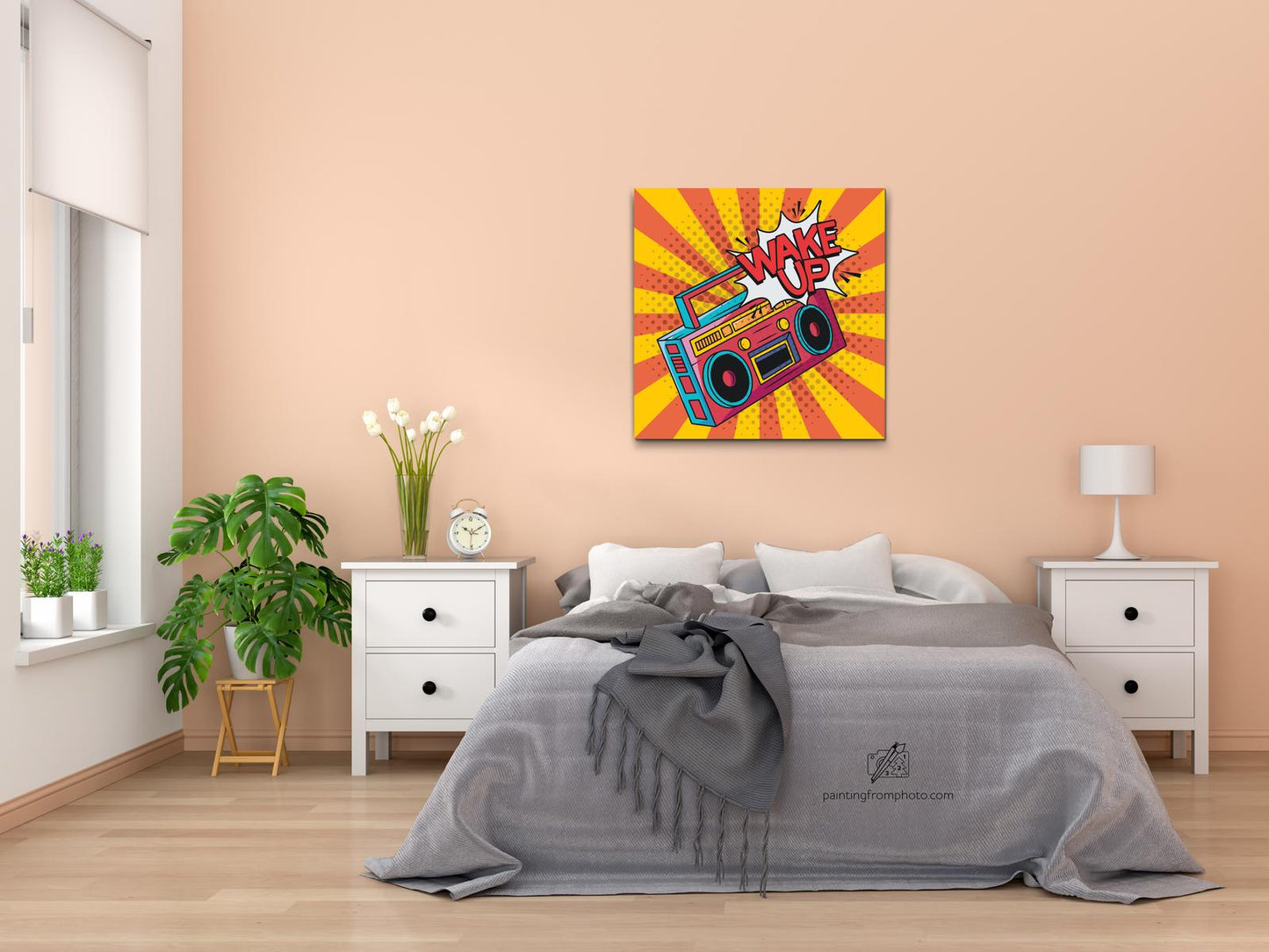 Paint by number - Pop art - Vågn op