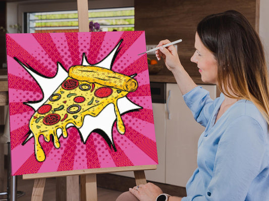 Diamond Paint - Pop art - Pizza