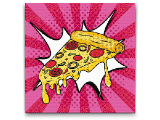 Diamond Paint - Pop art - Pizza