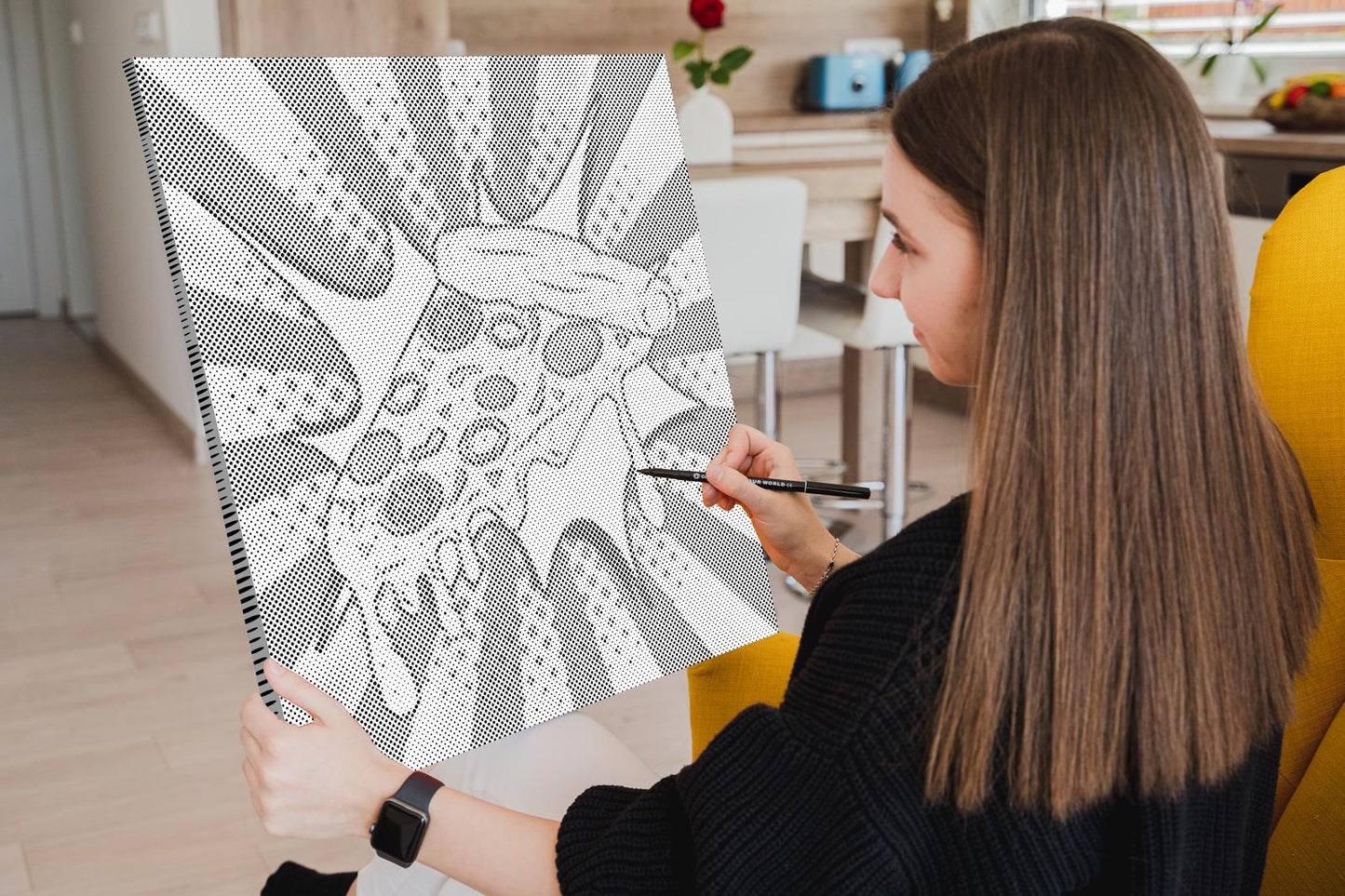 Dotting - Pop art - Pizza