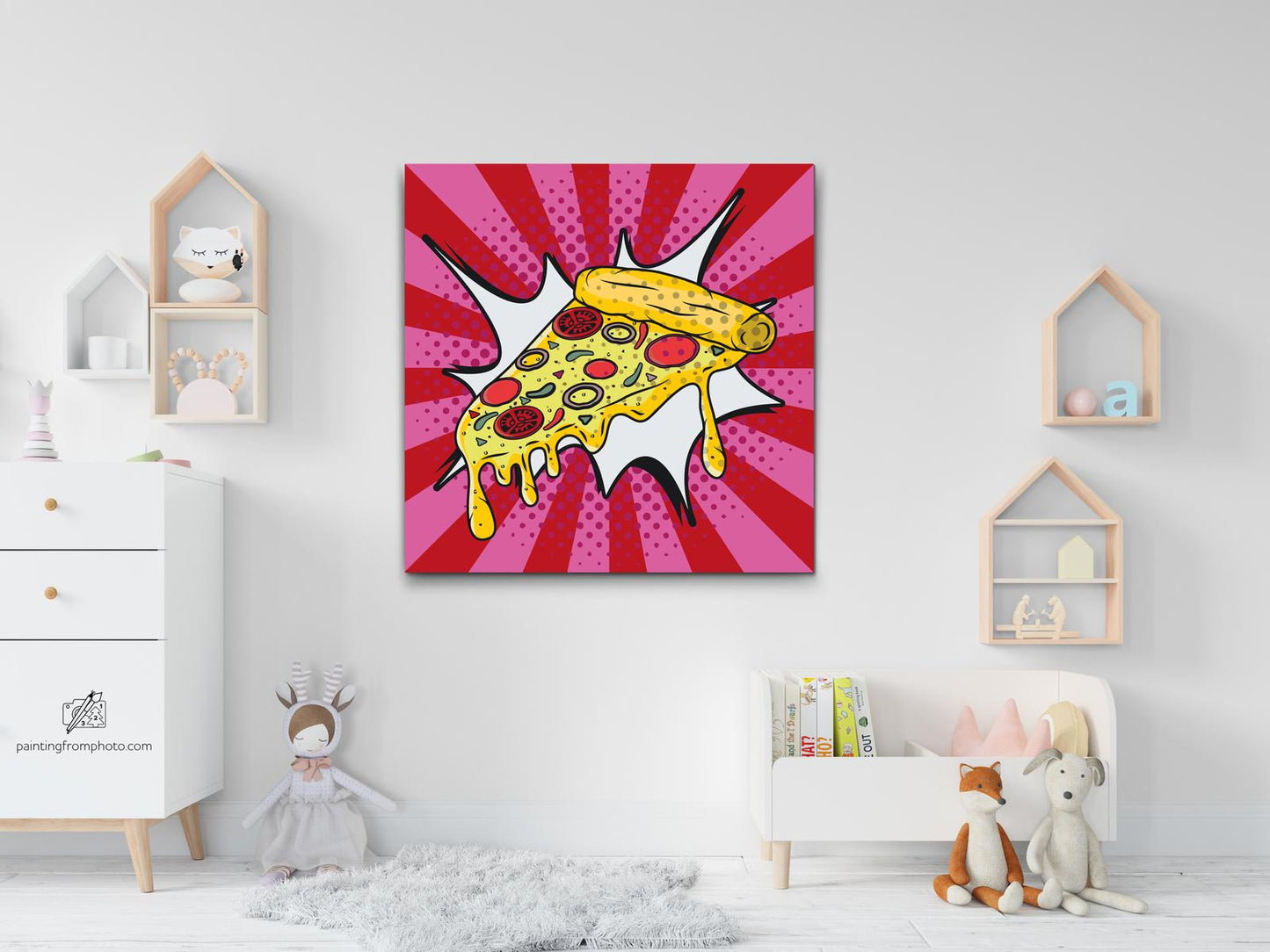 Paint by number - Pop art - Pizza