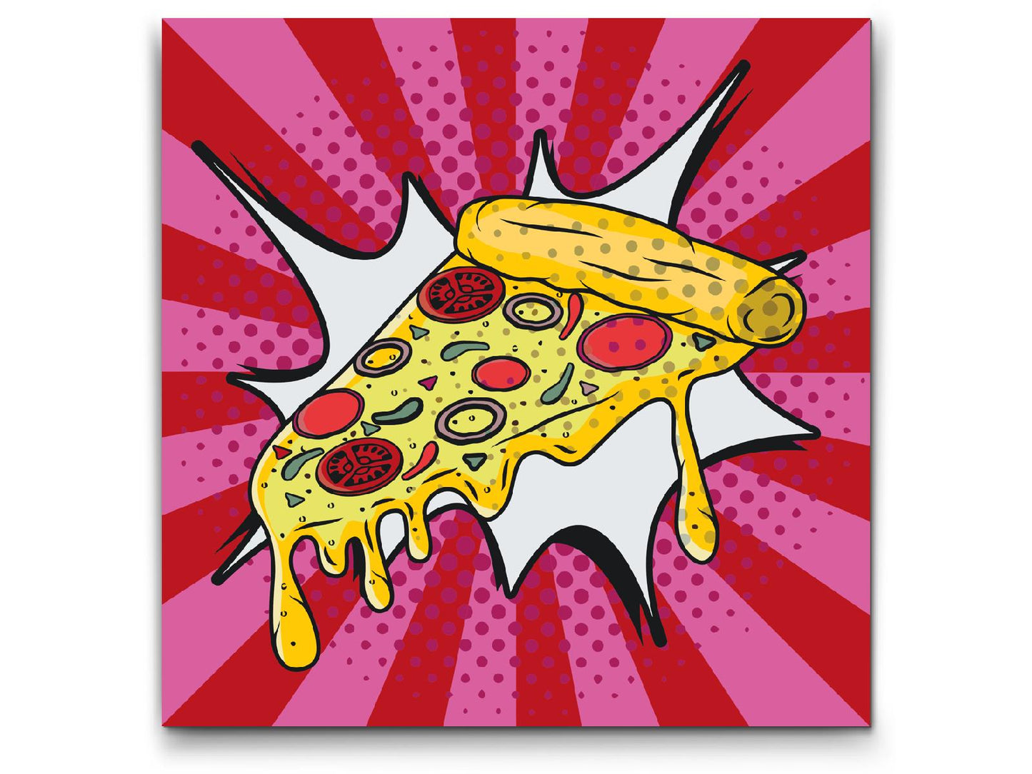 Paint by number - Pop art - Pizza