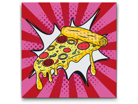 Paint by number - Pop art - Pizza