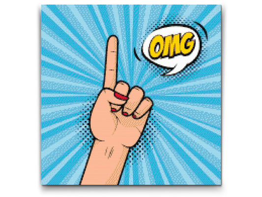 Diamond Paint - Pop art - OMG