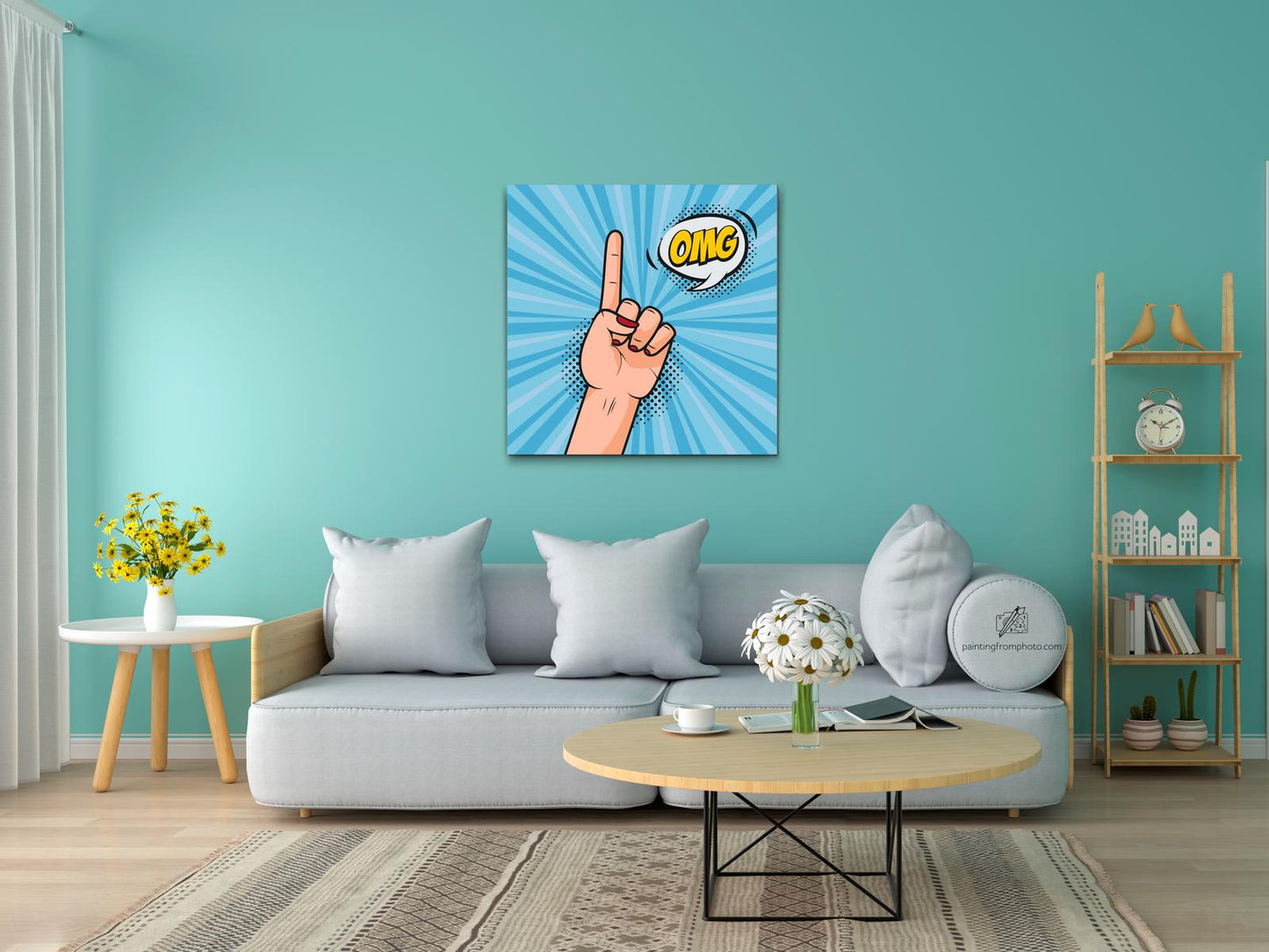 Paint by number - Pop art - OMG