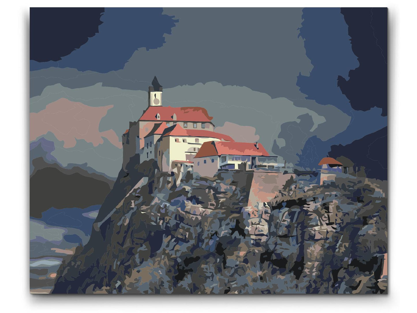 Paint by number - Riegensburg Slot - Østrig
