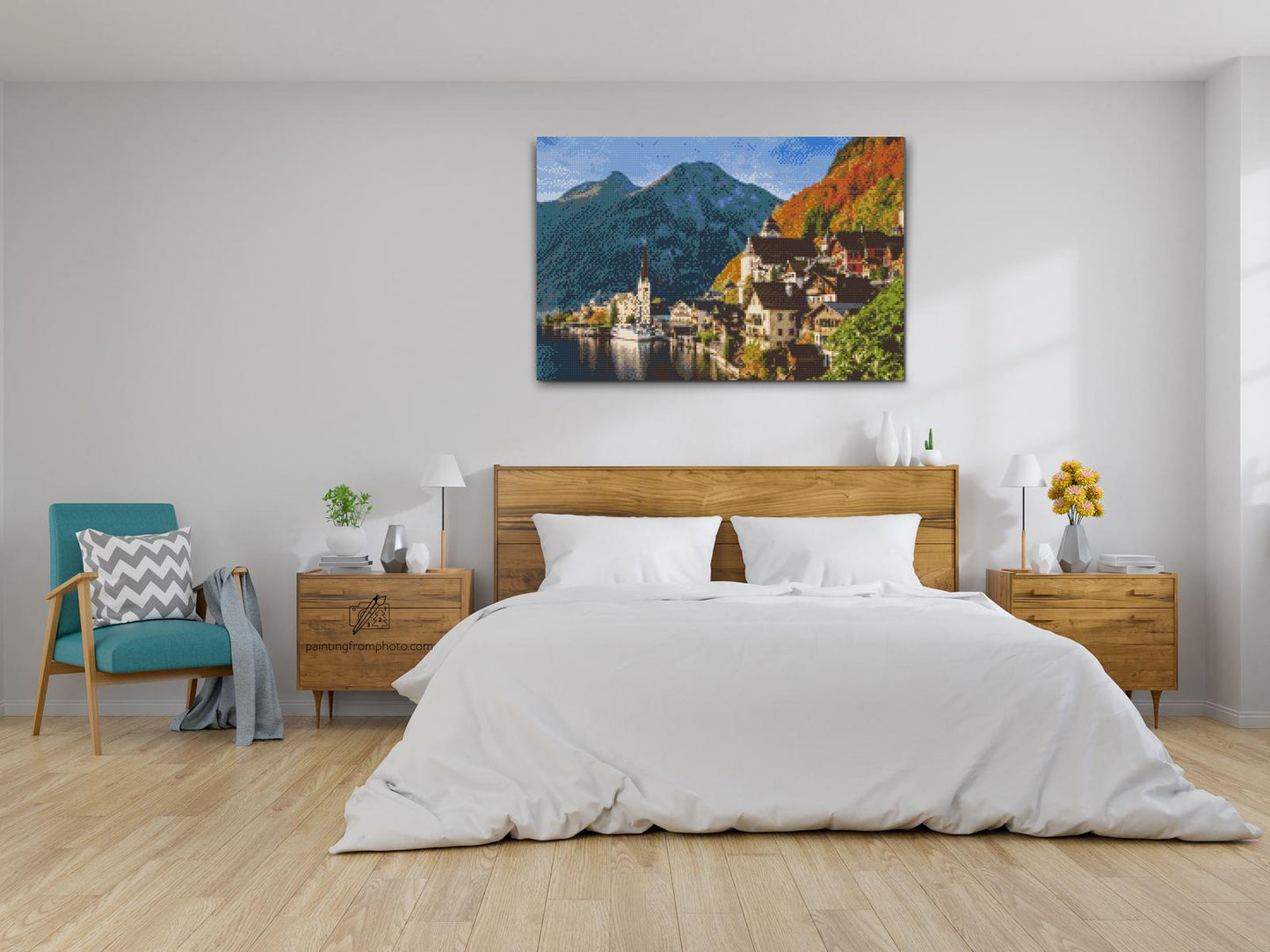 Diamond Paint - Hallstatt-søen - Østrig