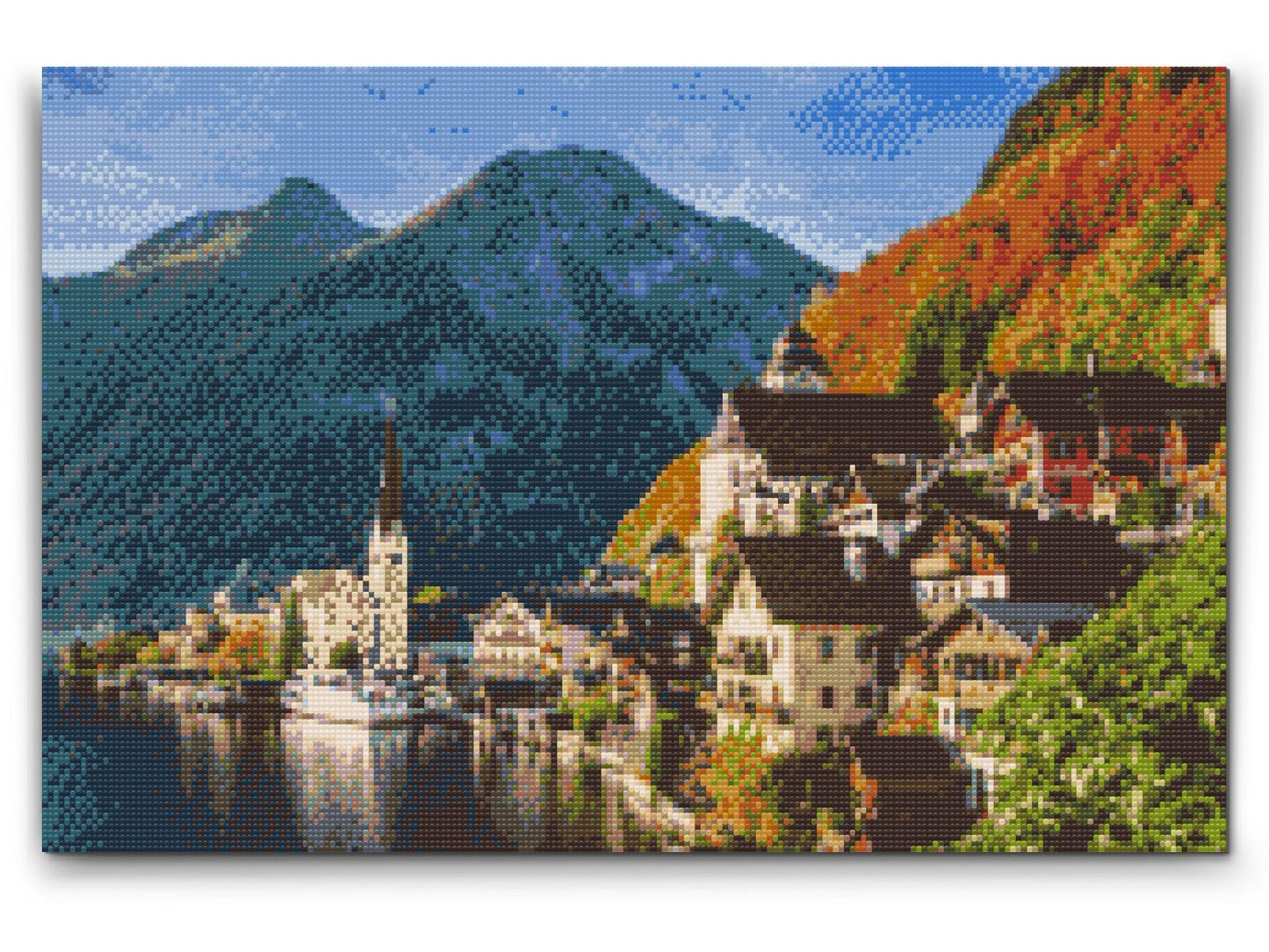 Diamond Paint - Hallstatt-søen - Østrig