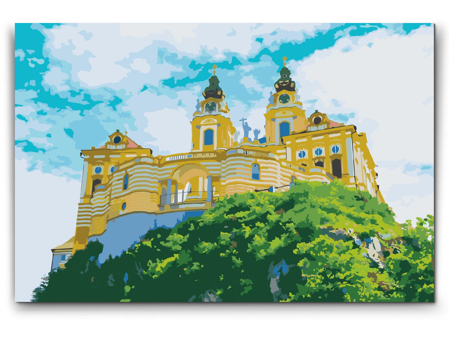 Paint by number - Pin Melk Kloster - Østrig
