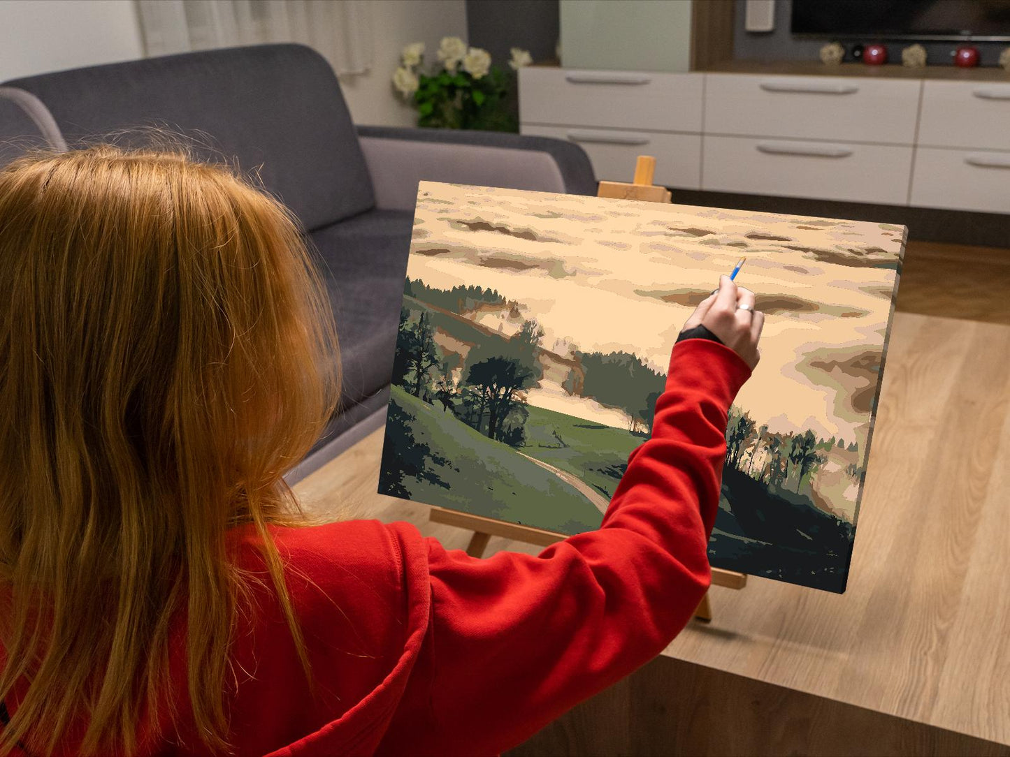 Paint by number - Lavanttal-dalen, Koralpe - Østrig
