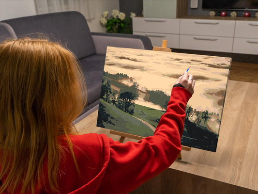 Paint by number - Lavanttal-dalen, Koralpe - Østrig