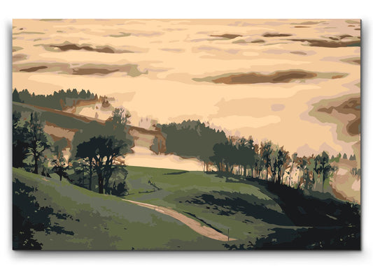 Paint by number - Lavanttal-dalen, Koralpe - Østrig