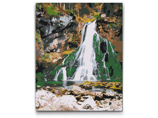 Paint by number - Golling-vandfaldet - Østrig
