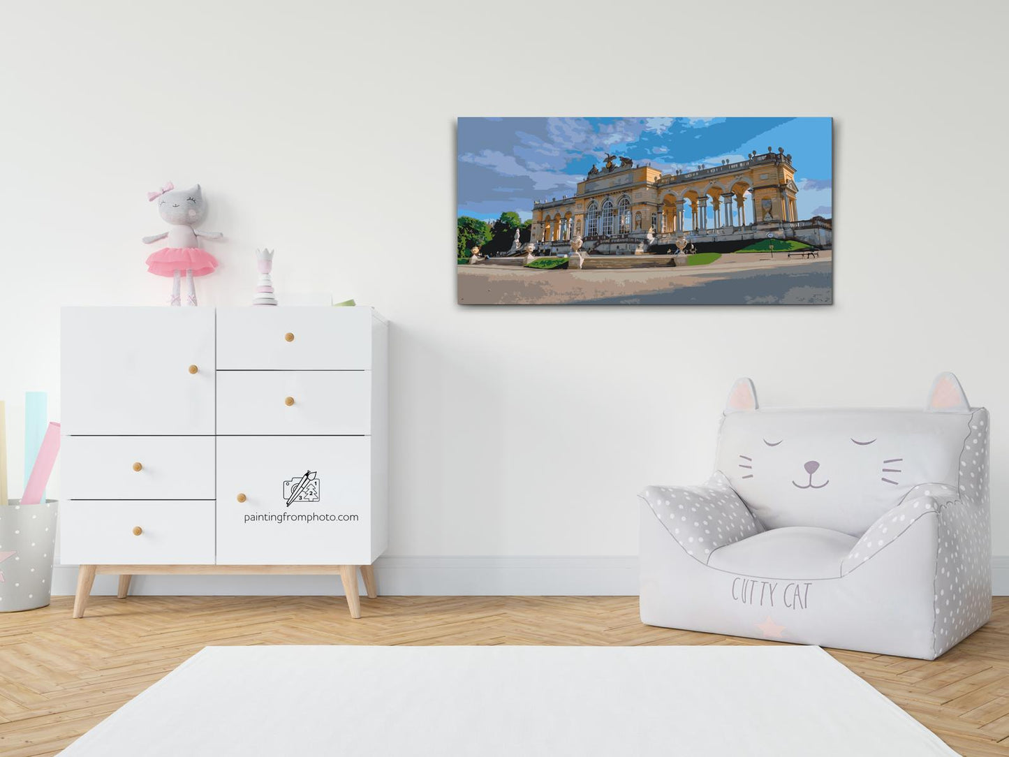 Paint by number - Schönbrunn Slot, Gloriette - Østrig