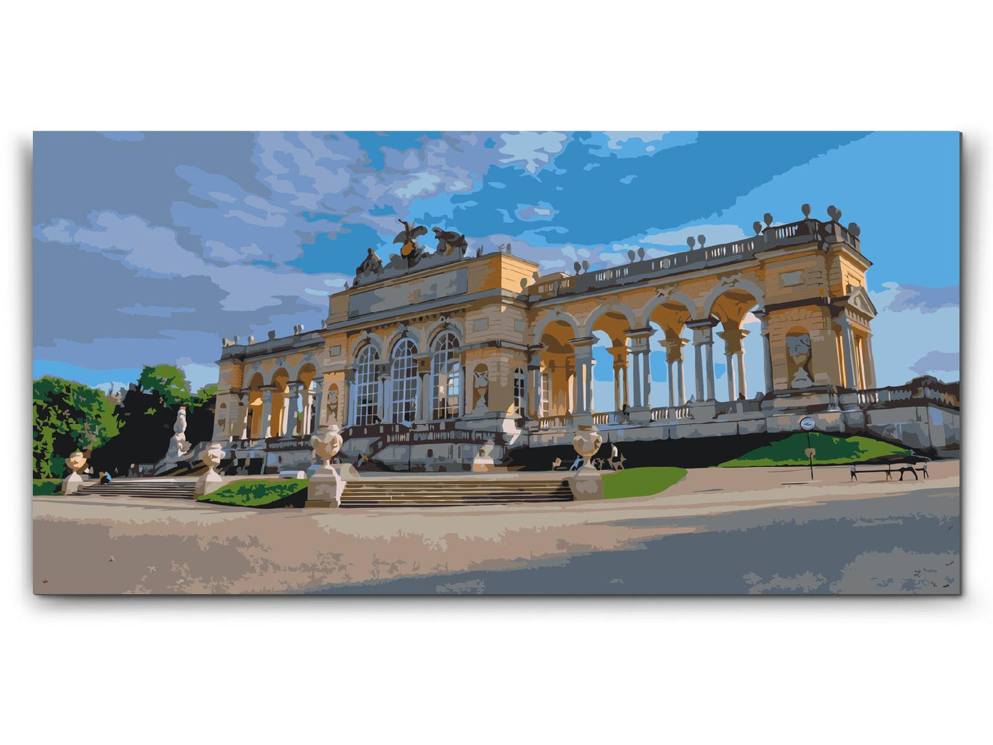 Paint by number - Schönbrunn Slot, Gloriette - Østrig
