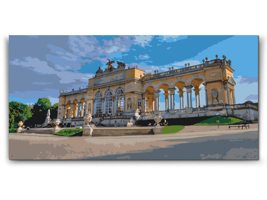Paint by number - Schönbrunn Slot, Gloriette - Østrig