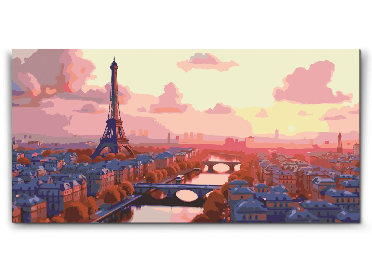 Paint by number - Solnedgangsparadies – Frankrig