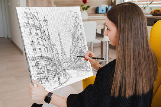 Dotting - Tegning af Paris – Frankrig