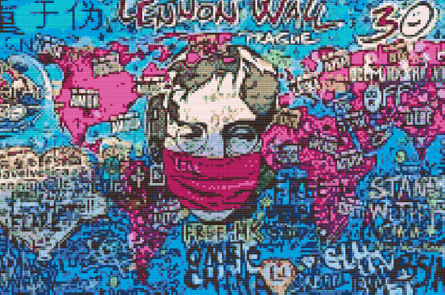 Diamond Paint - Lennon-muren