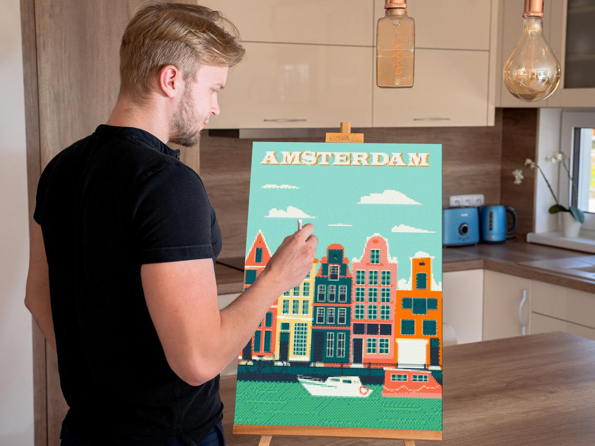 Diamond Paint - Plakat Amsterdam