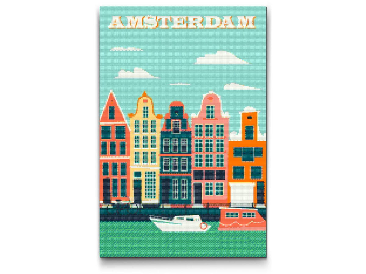 Diamond Paint - Plakat Amsterdam